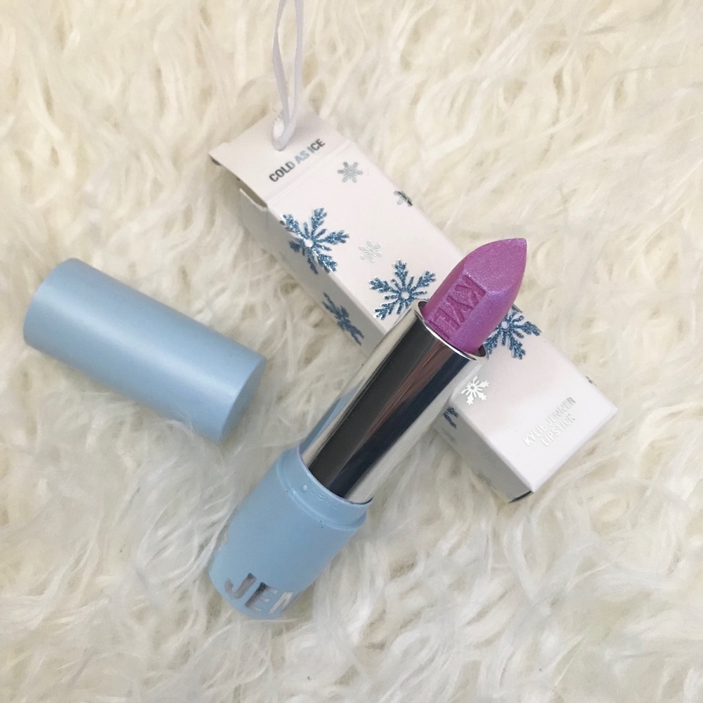 Kylie Jenner cold as ice metallic lipstick